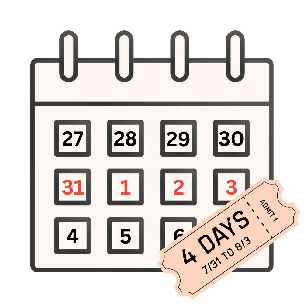4 Day Pass